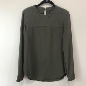 Madewell silk blouse size Small